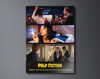Pulp Fiction - Movie Poster Print | Minimalist Movie Poster | Wall art