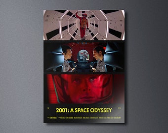 2001: Odisea del Espacio - Impresión de póster de película / Póster minimalista de película / Arte mural