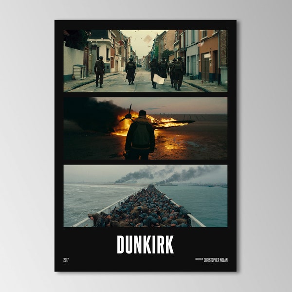 Dunkirk - Movie Poster Print | Minimalist Movie Poster | Wall art