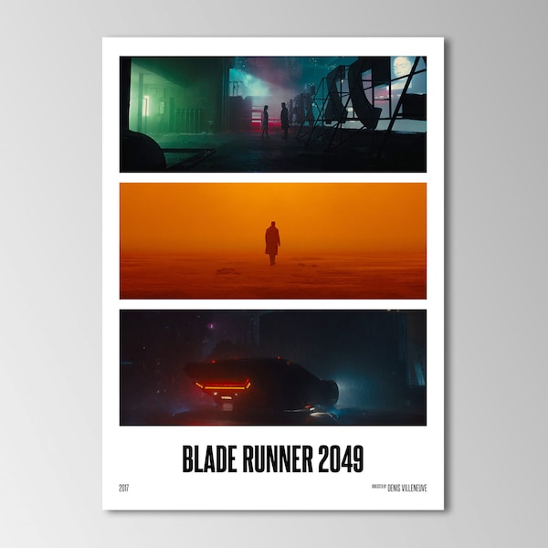 Blade Runner 2049 - Impression d'affiche de film | Affiche de film minimaliste | Art mural