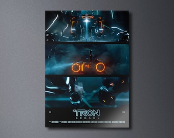 Tron:Legacy - Movie Poster Print | Minimalist Movie Poster | Wall art