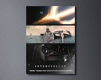Interstellar - Movie Poster Print | Minimalist Movie Poster | Wall art