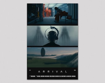 Arrival (2016) - Movie Poster Print | Minimalist Movie Poster | Wall art