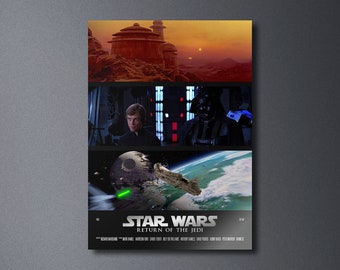 Star Wars: Episode VI – Return of the Jedi  - Movie Poster Print | Minimalist Movie Poster | Wall art