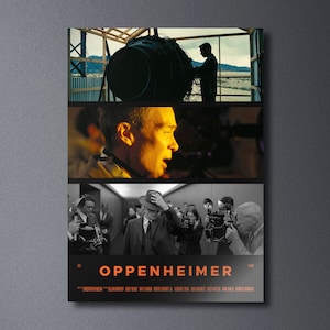 Oppenheimer - Movie Poster Print | Minimalist Movie Poster | Wall art