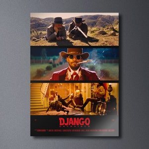 Django Unchained - Movie Poster Print | Minimalist Movie Poster | Wall art