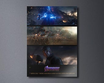 Avengers: Endgame - Movie Poster Print | Minimalist Movie Poster | Wall art