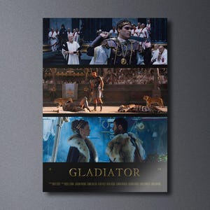 Gladiator (2000) - Movie Poster Print | Minimalist Movie Poster | Wall art