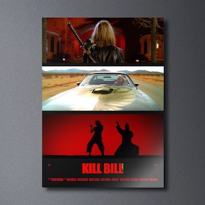 Kill Bill: Vol 2 - Movie Poster Print | Minimalist Movie Poster | Wall art