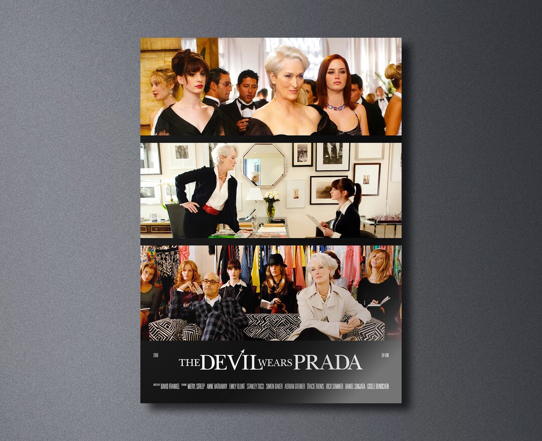 The Devil Wears Prada Movie Poster Print Minimalist Movie Poster the-devil-wears-prada-movie-poster-print-minimalist-movie-poster