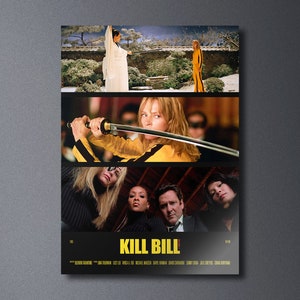 Kill Bill: Vol 1 - Movie Poster Print | Minimalist Movie Poster | Wall art
