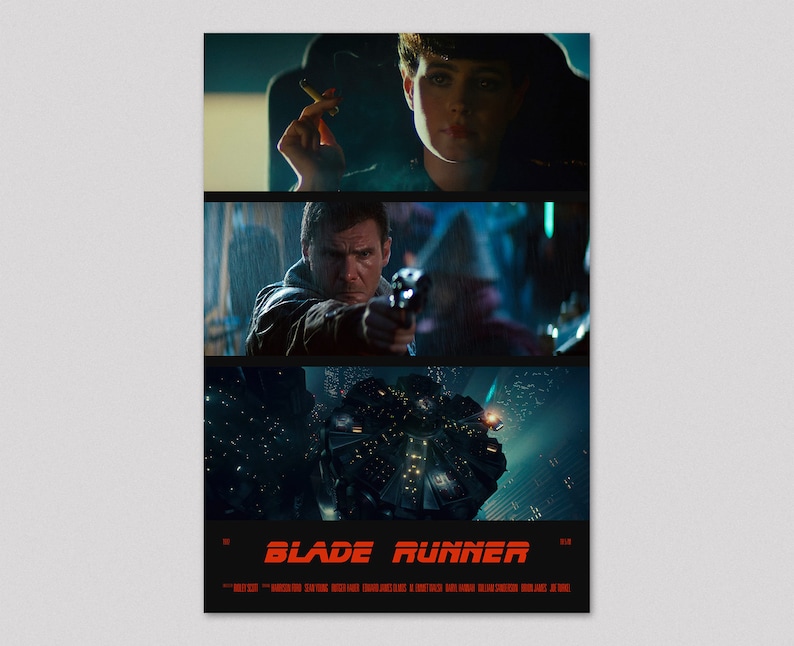 Blade Runner - Movie Poster Print | Minimalist Movie Poster | Wall art image 2