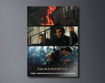 Goldeneye - Impresión de póster de película / Póster minimalista de película / Arte mural