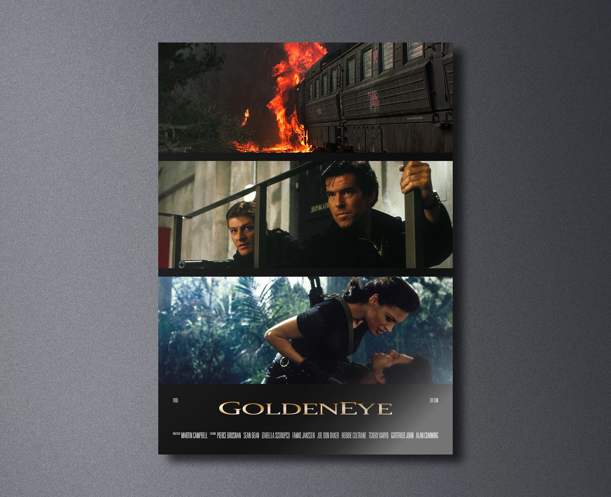 thumbnail image 2 of 007 GoldenEye Movie Premium Poster - Made In USA - PRM070 2 of 2