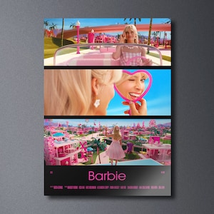 Barbie (2023) - Movie Poster Print | Minimalist Movie Poster | Wall art