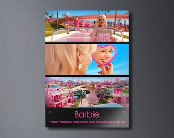 Barbie (2023) - Movie Poster Print | Minimalist Movie Poster | Wall art