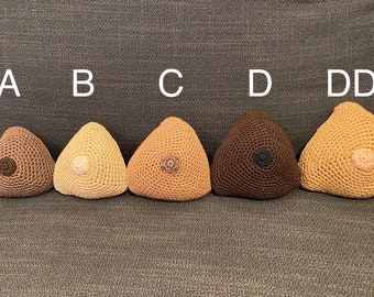 Custom Crochet Breast Prosthetic for Breast Cancer Survivors and Transgender Women