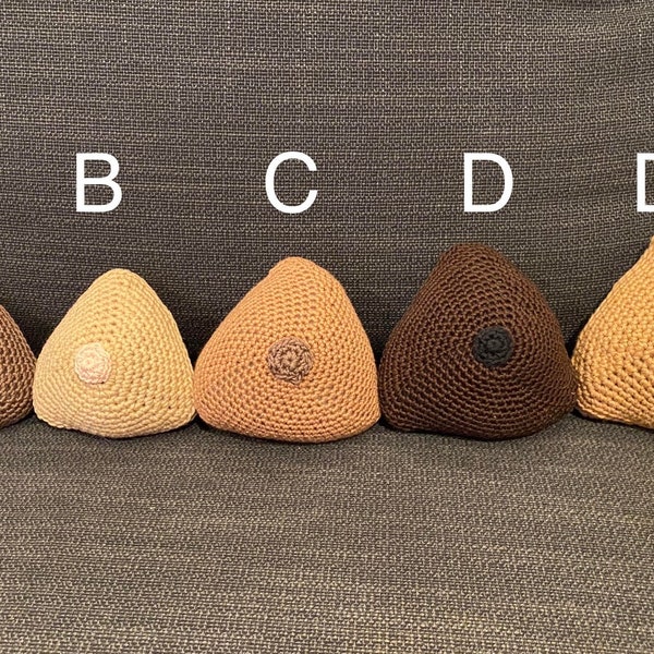 Custom Crochet Breast Prosthetic for Breast Cancer Survivors and Transgender Women