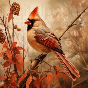 Cardinal fall png sublimation digital design download wreath sign wind spinner cutting board decor