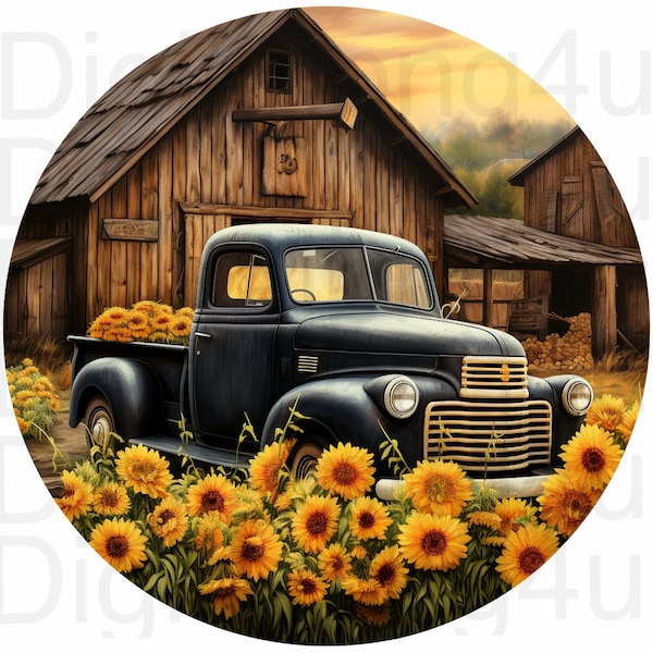 Black Fall Truck Sign Etsy