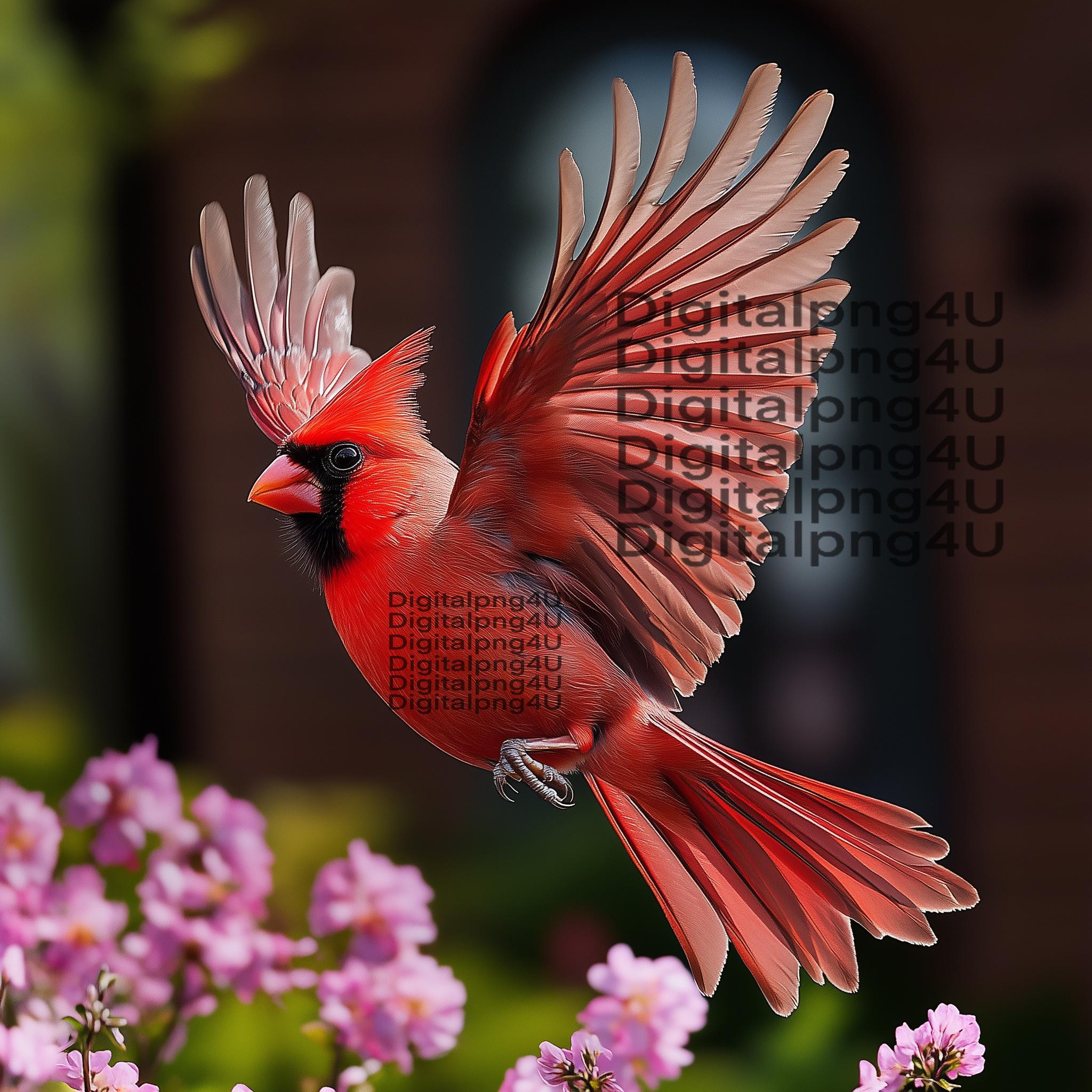 Cardinal Red Bird PNG Sublimation DIGITAL DESIGN Download Wreath Sign ...