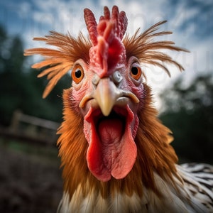 Gallo despertador gracioso hotsell