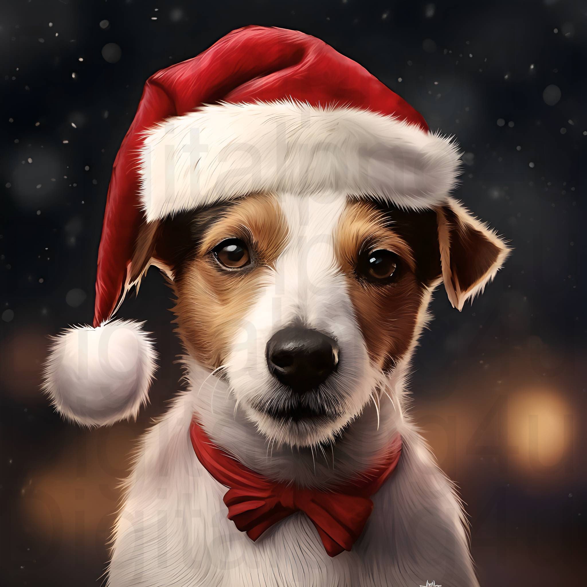 Jack Russell Christmas Card Ireland
