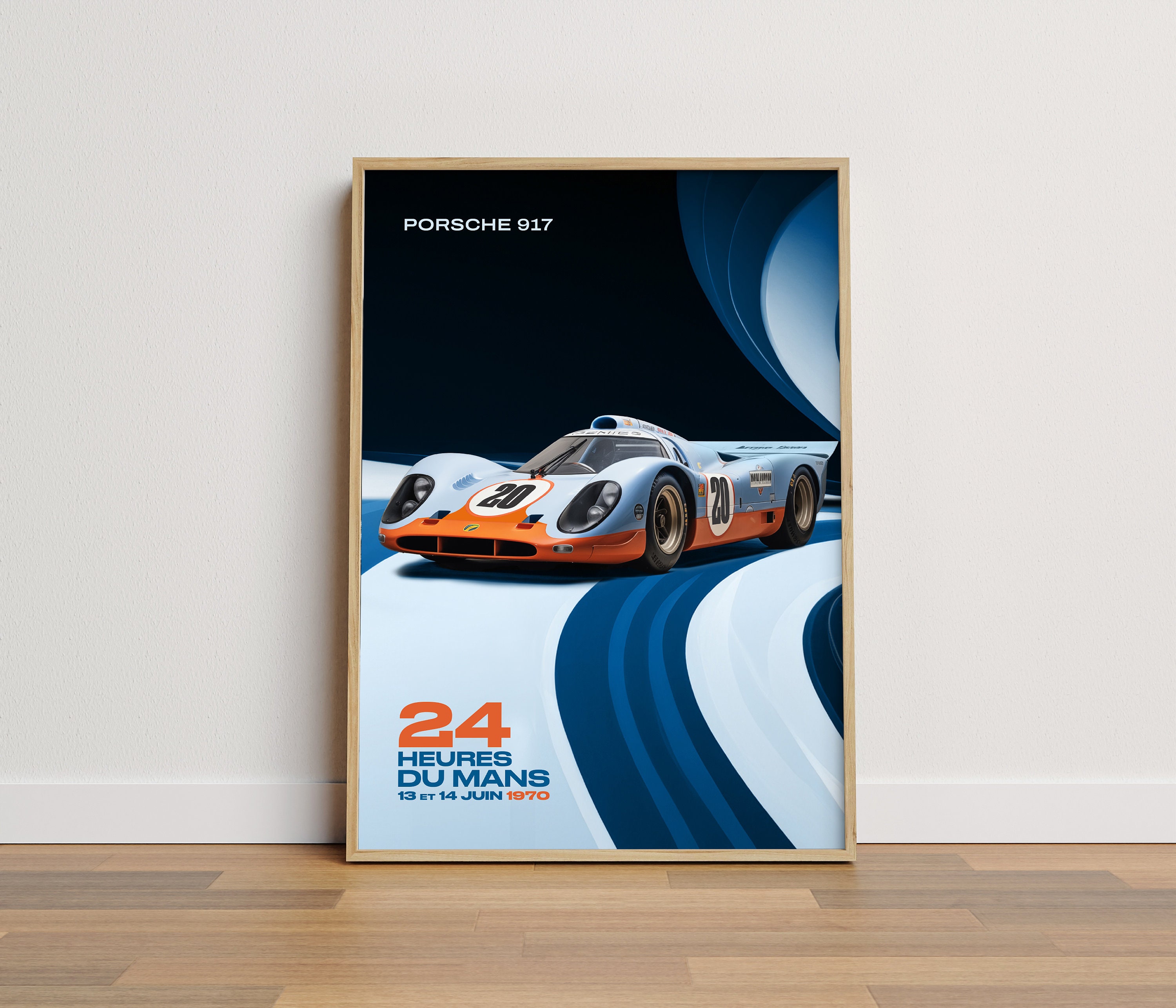 Vintage Porsche Poster, Le Mans Poster, Vintage Porsche Print, Vintage Porsche Wall Art, Vintage Car Poster, Old Porsche Poster, Le Mans 24