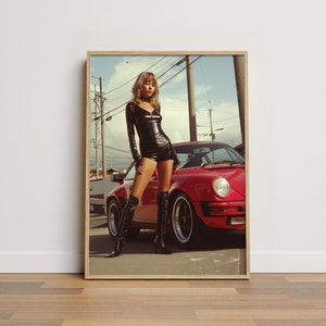 Porsche poster, Porsche 911 poster, Vintage porsche poster, Porsche art print, Vintage porsche 911 poster, Porsche retro poster, Porsche 911