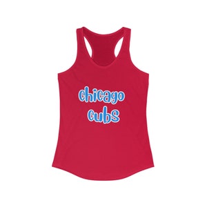 Damski top typu racerback - Chicago Cubs