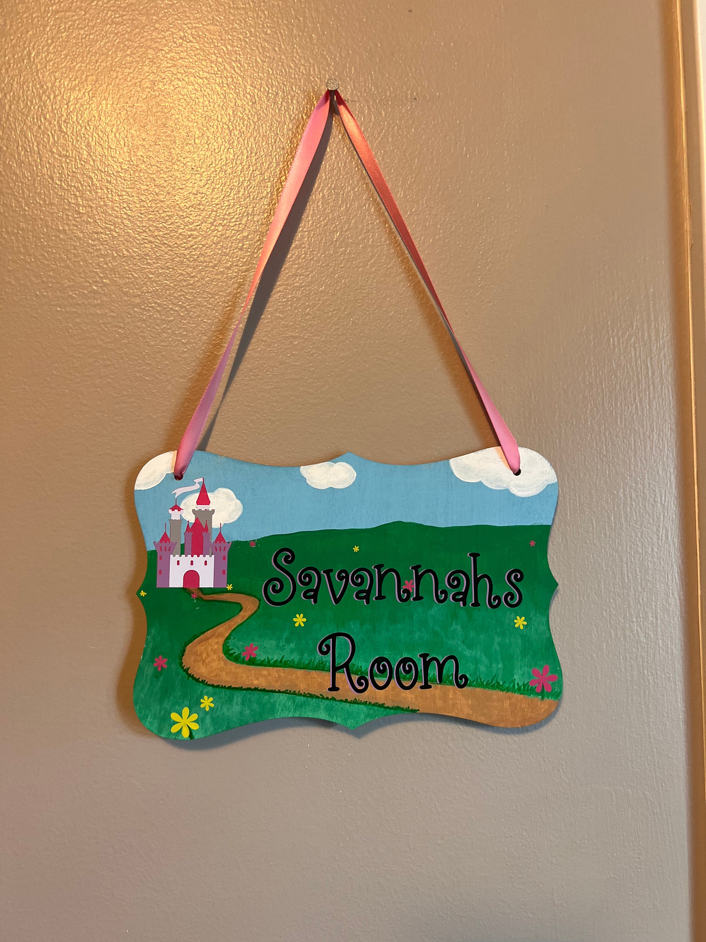 Castle Room Sign - Etsy