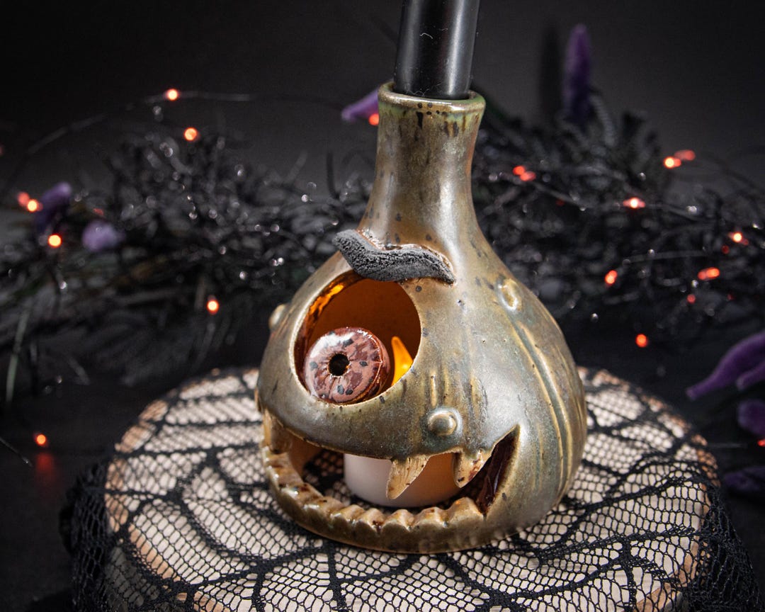 One-eyed Monster Candle Holder/luminary - Etsy