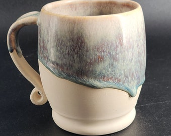 White Drip Mug