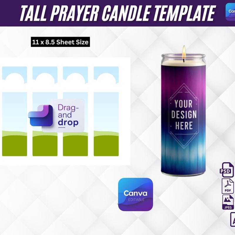 Memorial Candle - Etsy