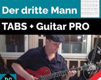 Third Man Theme Guitar TABS - Der dritte Mann + Guitar PRO Gitarre