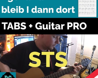 Irgendwann bleib i dann dort TABS/Guitar Pro - STS