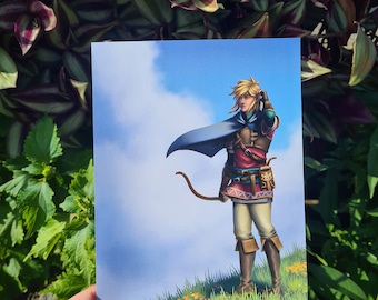 The Lengend of Zelda Link Print
