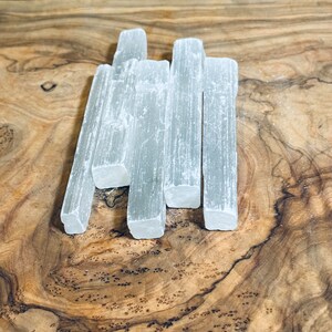 Selenite sticks (5 natural wands)