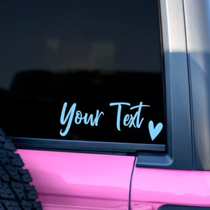 Personalisierter Auto Aufkleber, Personalisiertes Geschenk, Individueller Vinyl-Aufkleber, Individueller Namensaufkleber, Individueller Auto-Aufkleber, personalisierter Vinyl-Aufkleber