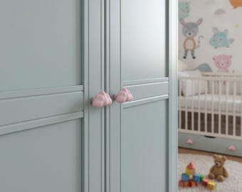 Perillas para gabinetes y cajones con diseño de nube