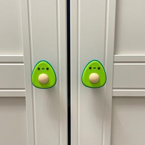 Tiradores para armarios/cajones color aguacate imagen 1