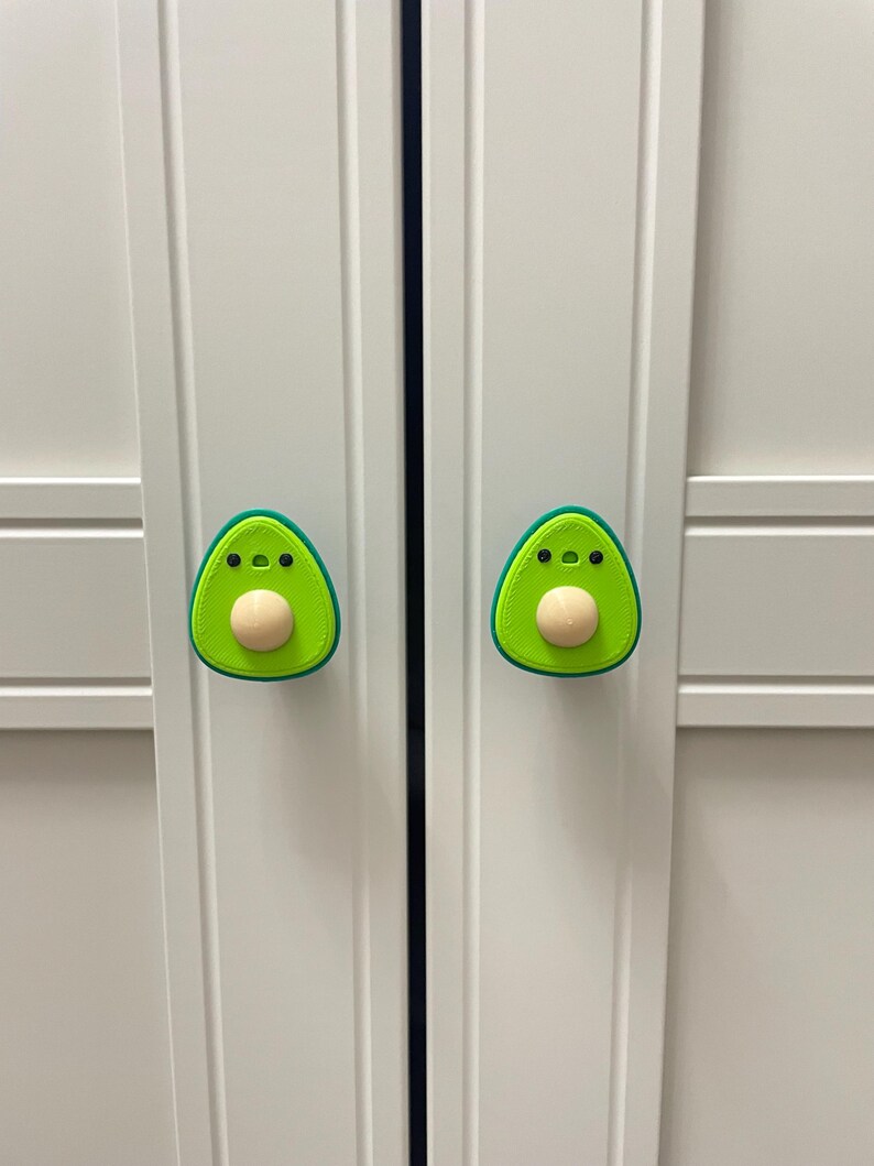 Tiradores para armarios/cajones color aguacate imagen 1