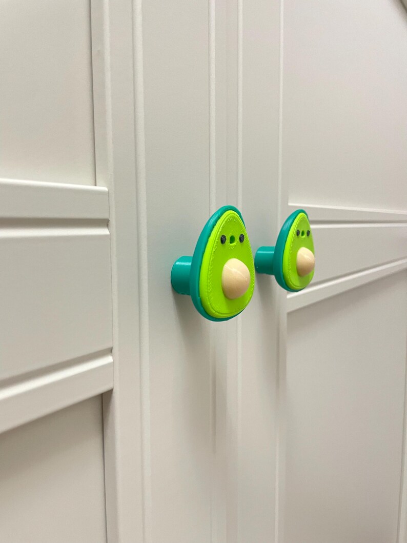 Tiradores para armarios/cajones color aguacate imagen 2