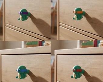 Ninja Turtles kastknoppen / ladeknoppen