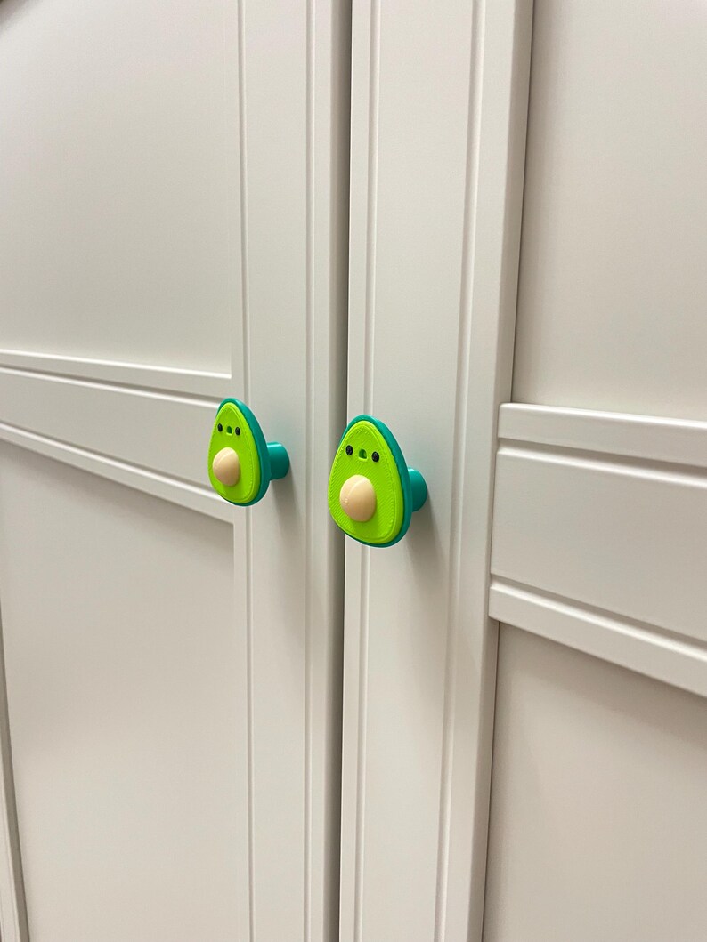 Tiradores para armarios/cajones color aguacate imagen 3