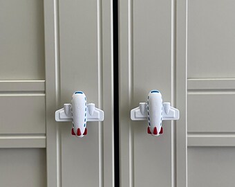 Perillas de gabinete / perillas de cajón con lindos aviones