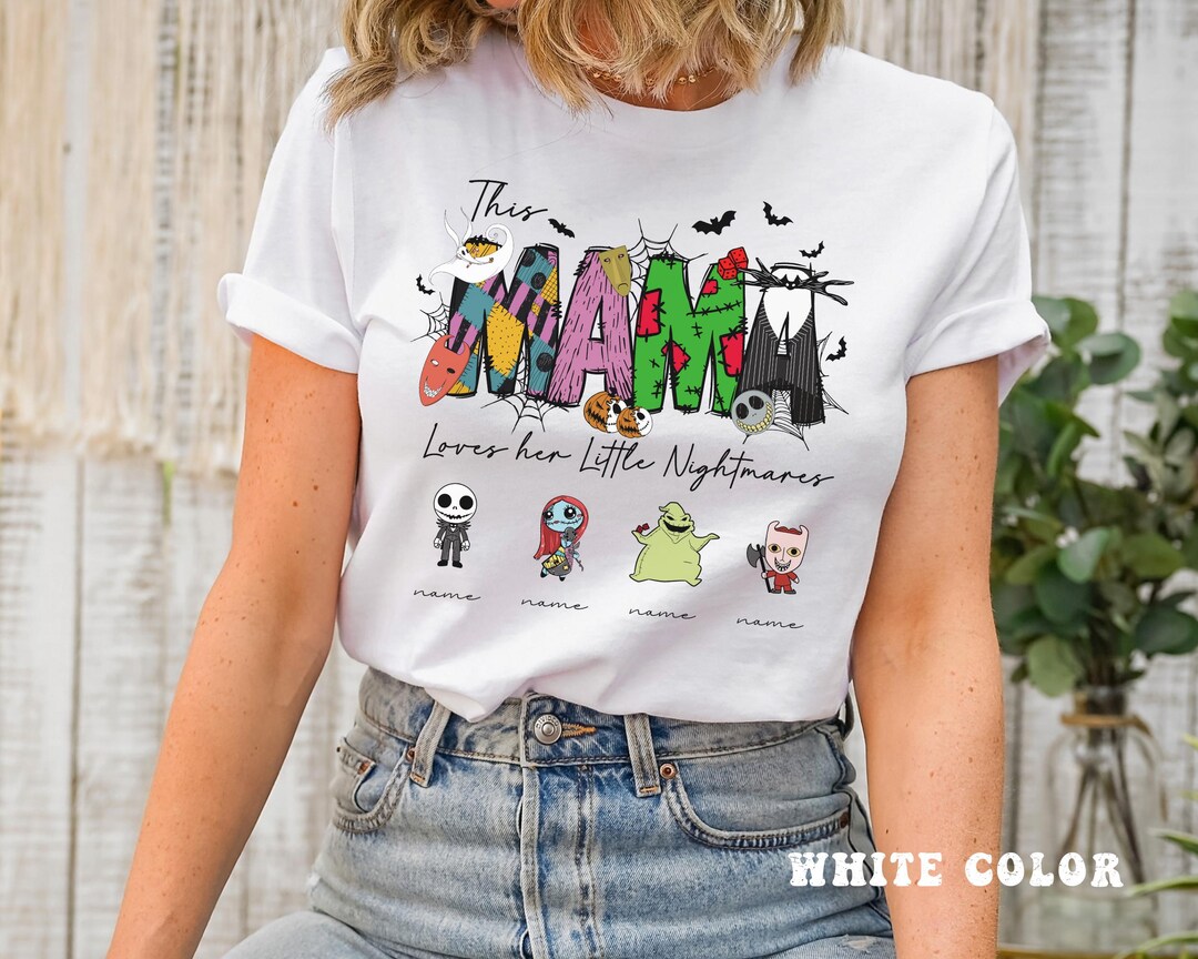 Custom Nightmare Mama Horror Shirt This Mama Loves Her Nightmares Shirt