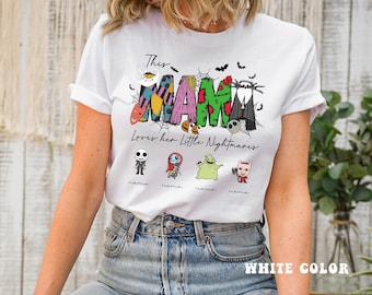 Custom Nightmare Mama Shirt: Halloween Mom Gift