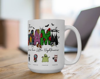Custom Nightmare Mama Mug: Halloween Mom Coffee Mug