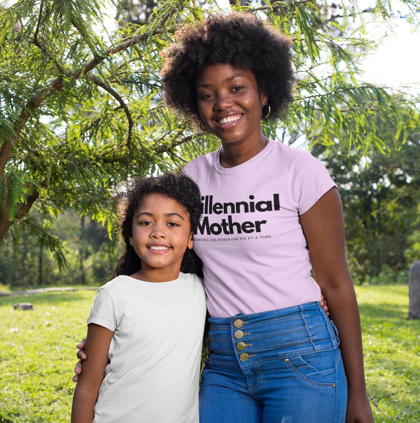 Millennial Mother Shirt, 90s Mom Style, Ring-spun Cotton Tee - Etsy